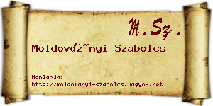 Moldoványi Szabolcs névjegykártya