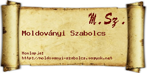 Moldoványi Szabolcs névjegykártya